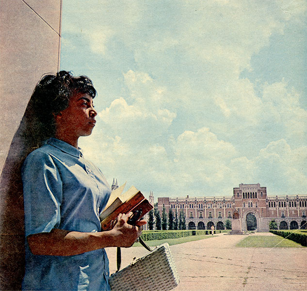 Jackie McCauley in a photograph that was featured on the cover of the Houston Chronicle Sunday Magazine in 1965. ©Houston Chronicle. Used with permission.