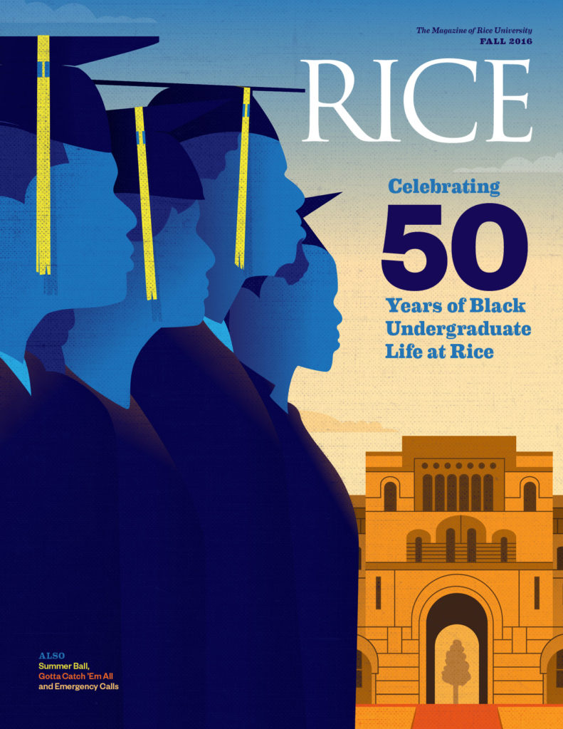 Fall cover, Rice Mag